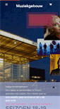Mobile Screenshot of muziekgebouw.nl