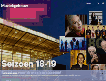 Tablet Screenshot of muziekgebouw.nl